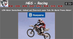 Desktop Screenshot of hgs-racing.de